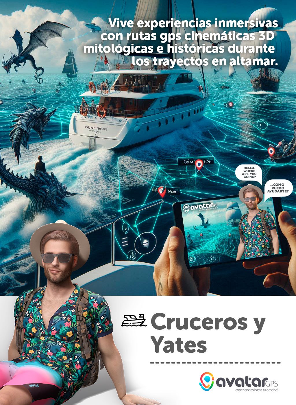 AvatarGPS en Cruceros y Yates